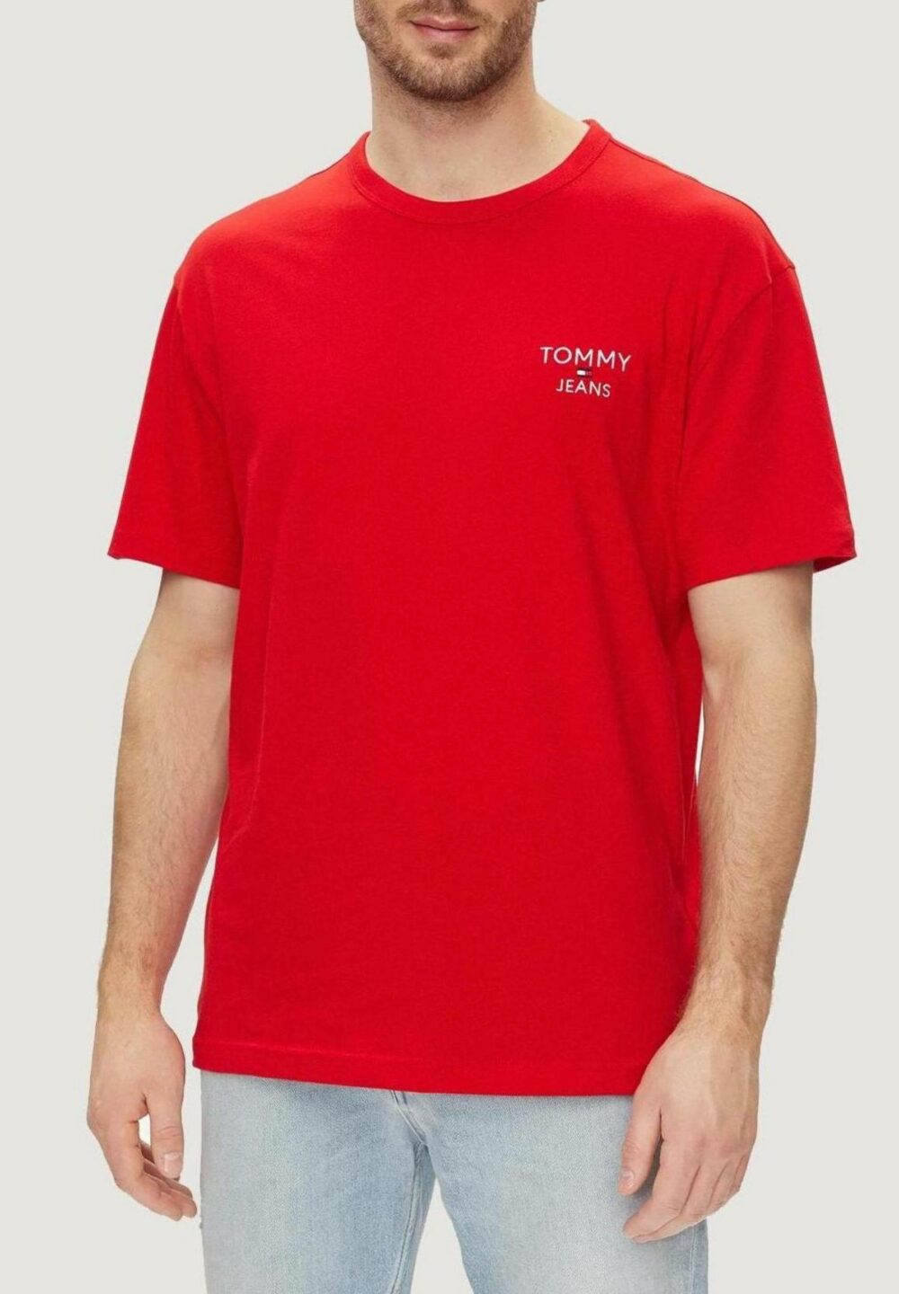 T-shirt Tommy Hilfiger Jeans REG CORP Rosso - Foto 1