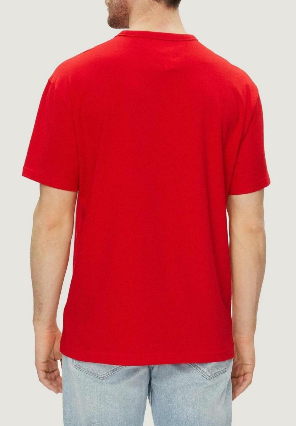 T-shirt Tommy Hilfiger Jeans REG CORP Rosso - Foto 3