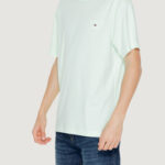 T-shirt Tommy Hilfiger Jeans REG CORP Verde - Foto 3