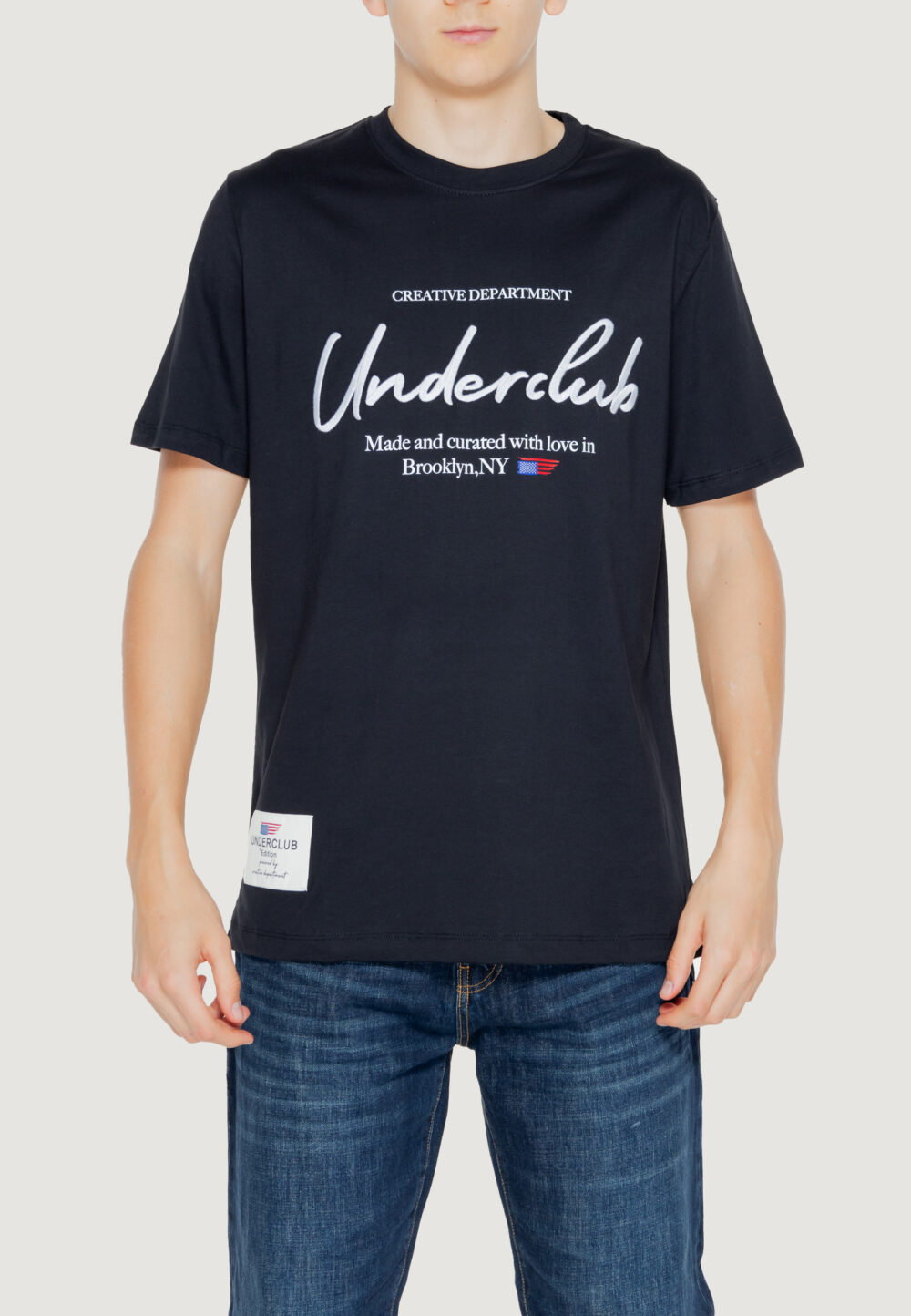 T-shirt Underclub  Nero - Foto 1