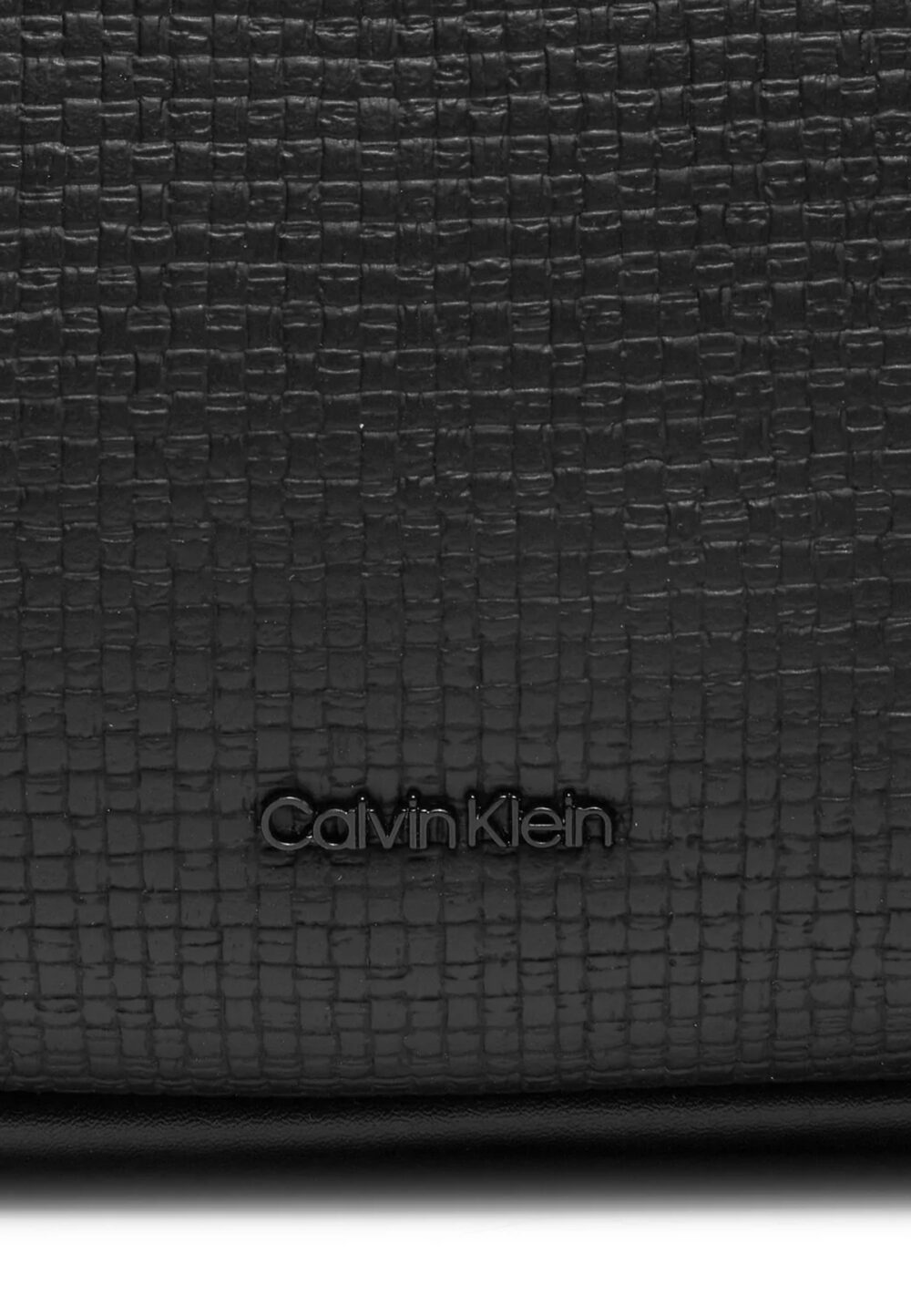 Borsa Calvin Klein Jeans CK REFINE SHOULDER BAG_BRAID Nero - Foto 5