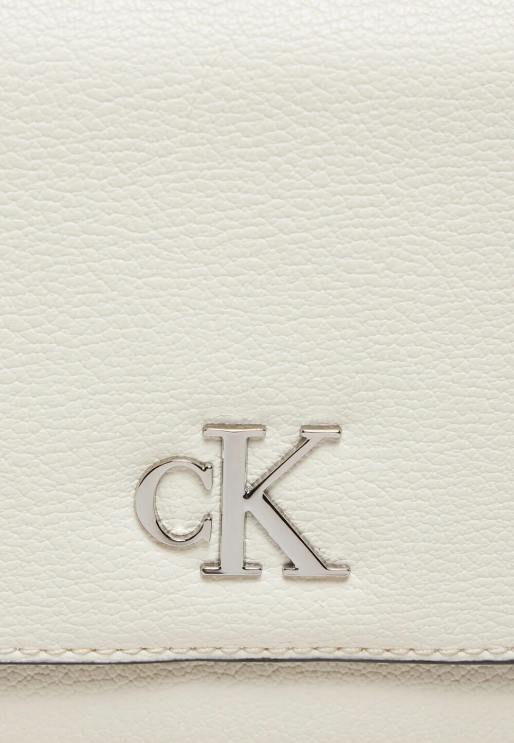 Borsa Calvin Klein Jeans MINIMAL MONOGRAM CAMERA BAG18 Bianco - Foto 5