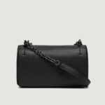 Borsa Calvin Klein MINIMAL MONOGRAM EW FLAP21 Nero - Foto 4