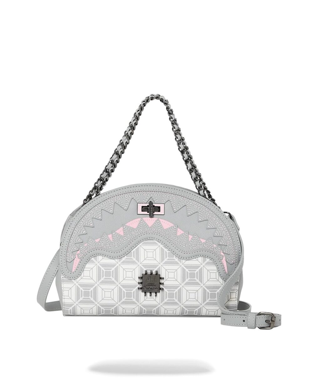 Borsa Sprayground Ai STUNNA CREAM SHARK Grigio - Foto 1