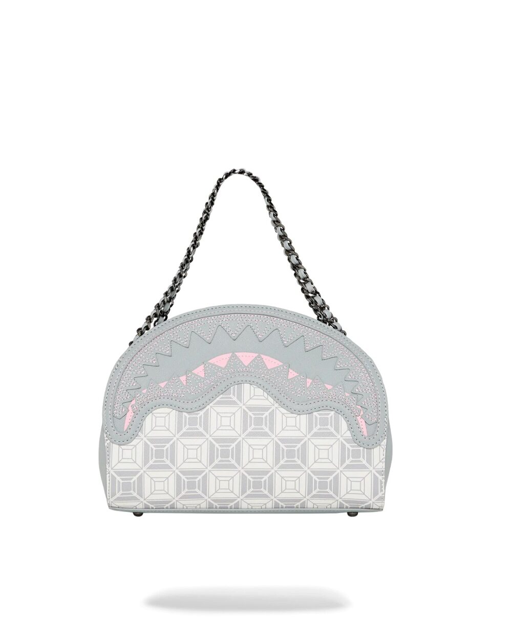 Borsa Sprayground Ai STUNNA CREAM SHARK Grigio - Foto 4