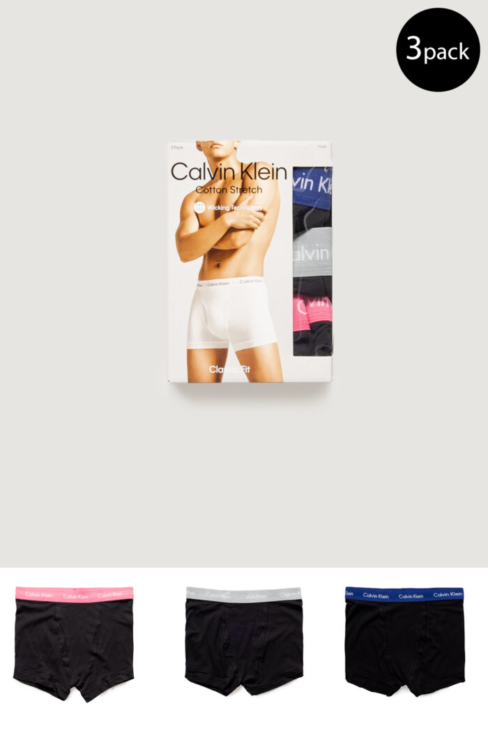 Boxer Calvin Klein Underwear TRUNK 3PK Fuxia