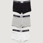 Boxer Calvin Klein Underwear TRUNK 3PK Bianco - Foto 2