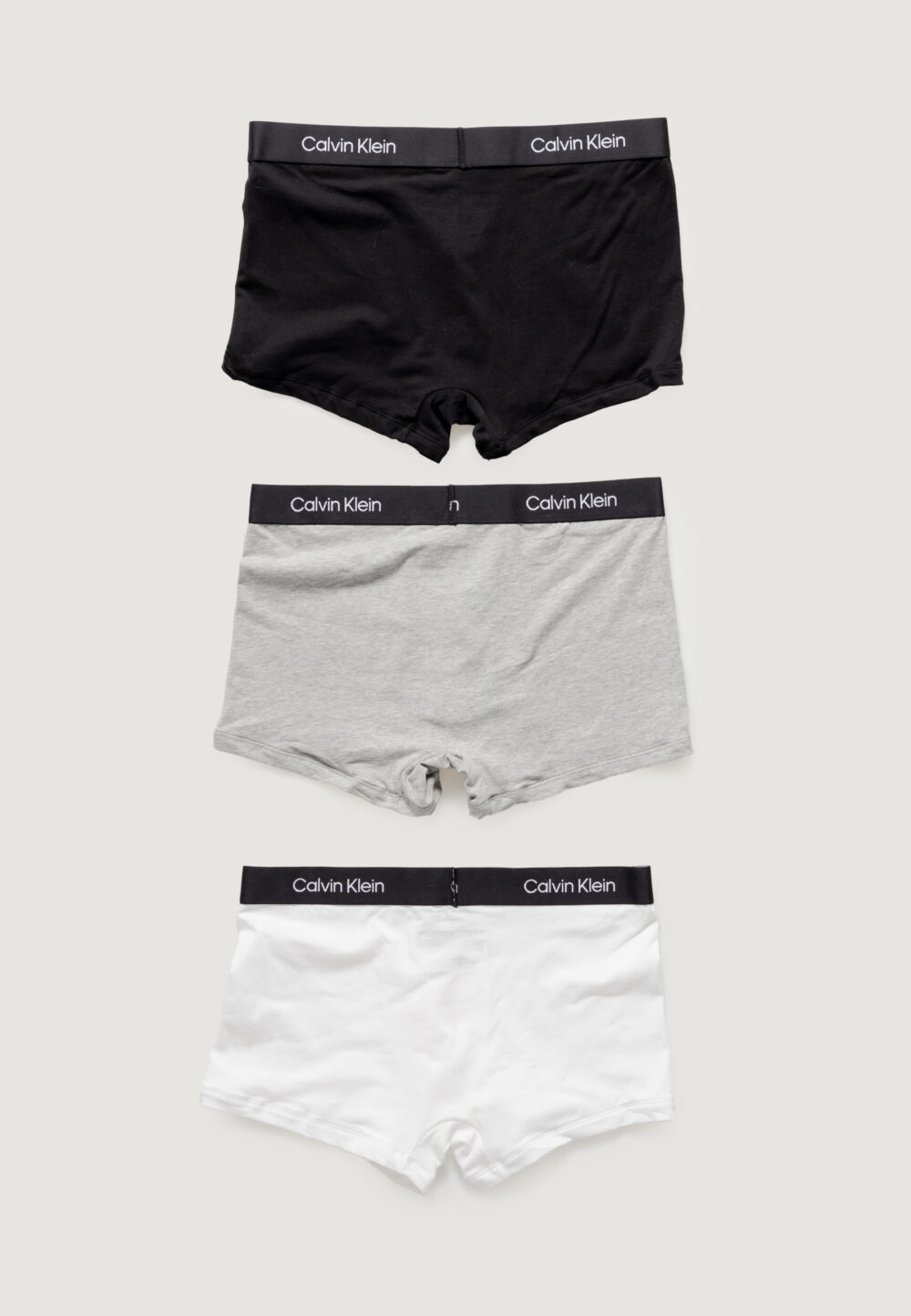 Boxer Calvin Klein Underwear TRUNK 3PK Bianco - Foto 4