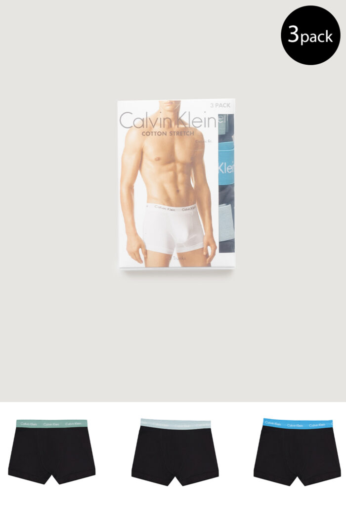 Boxer Calvin Klein Underwear TRUNK 3 PK Tiffany