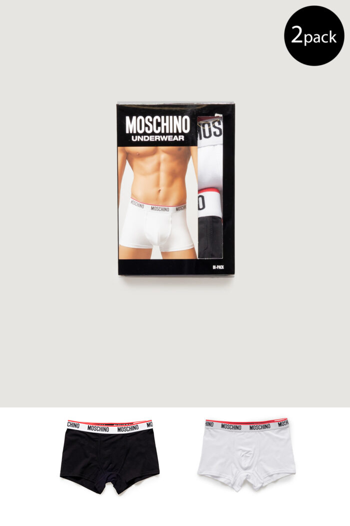 Boxer Moschino Underwear  Black-White