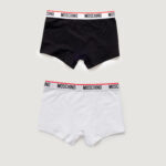 Boxer Moschino Underwear  Black-White - Foto 3