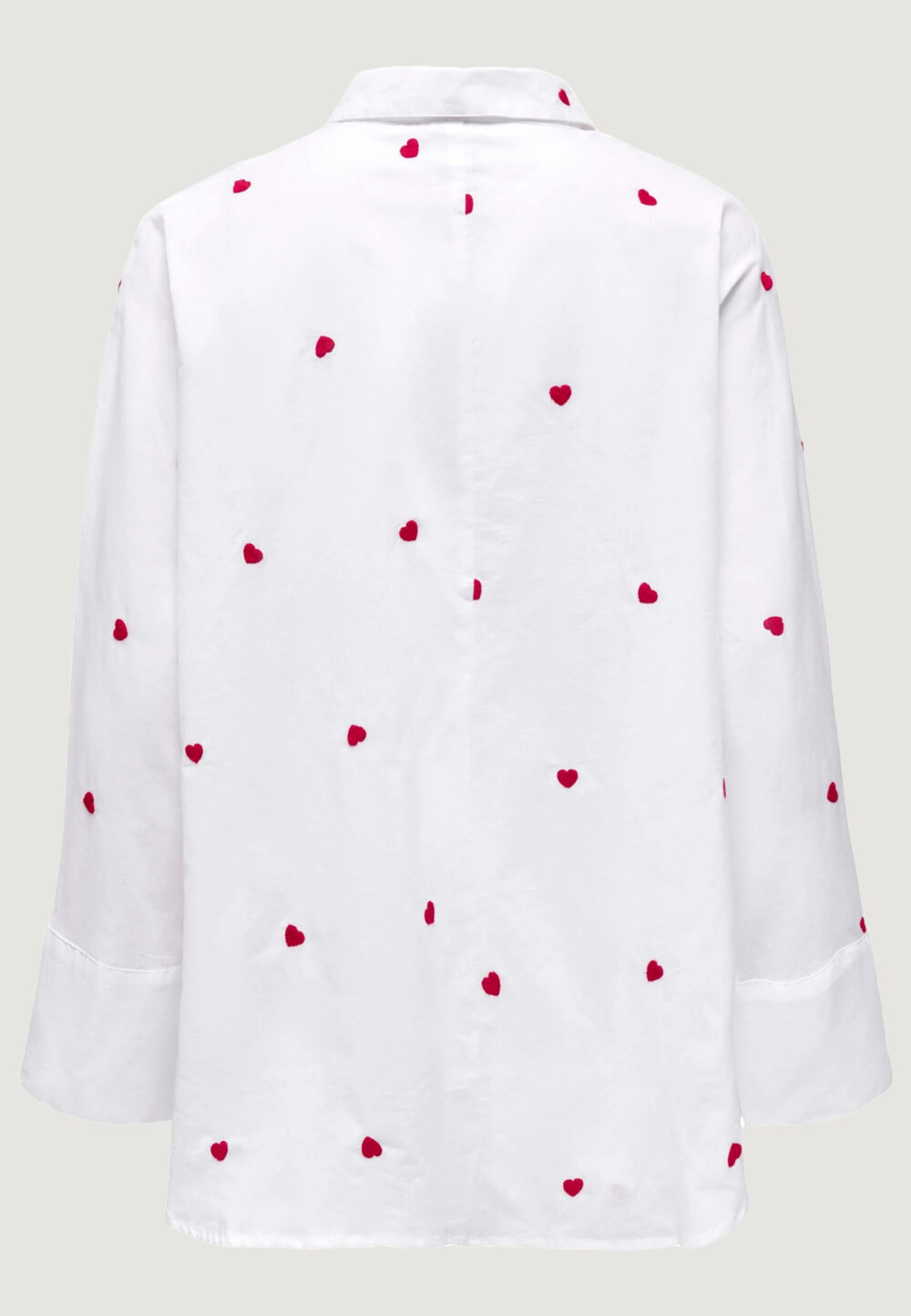 Camicia manica lunga Only Onlnew Lina Grace Ls Emb Noos Wvn Bianco - Foto 3