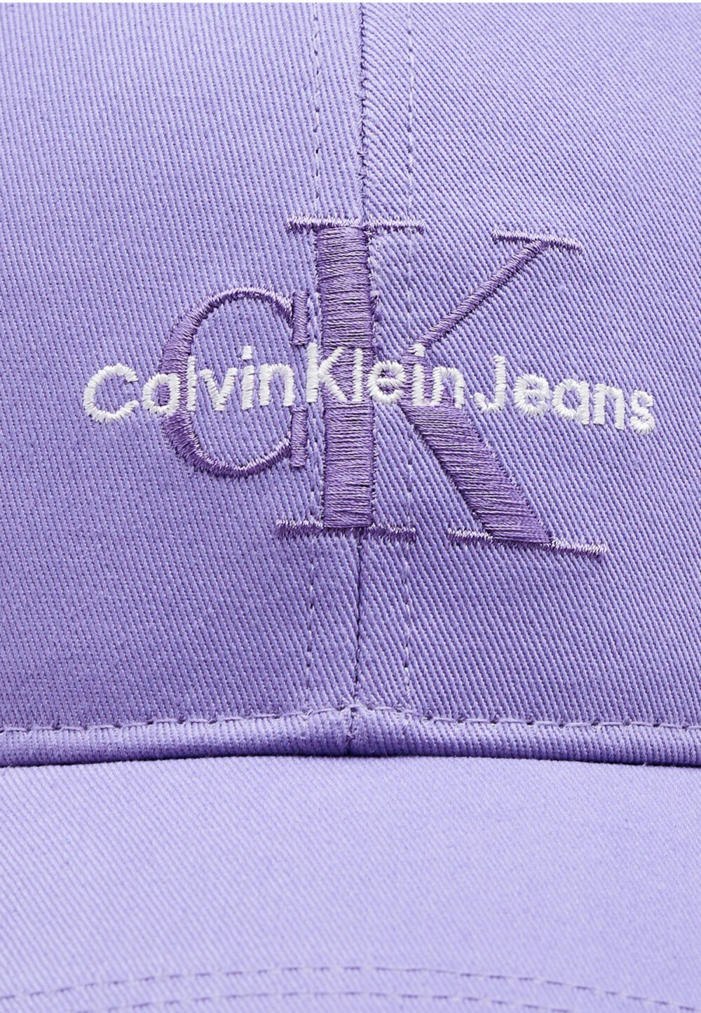 Cappello con visiera Calvin Klein Jeans MONO LOGO EMBRO CAP Lilla - Foto 3