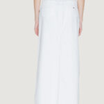 Gonna lunga Tommy Hilfiger Jeans CLAIRE HGH MAXI Bianco - Foto 2