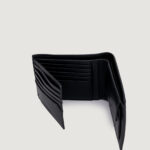 Portafoglio con portamonete Calvin Klein METAL CK TRIFOLD 10CC W/COIN Nero - Foto 3