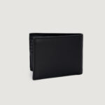 Portafoglio con portamonete Calvin Klein METAL CK TRIFOLD 10CC W/COIN Nero - Foto 4