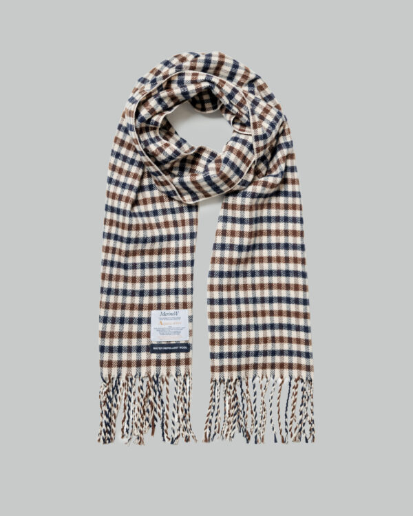 Sciarpa Aquascutum Active Water Repellent Scarf Blu - Foto 1