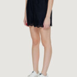 Shorts Only Onllou Emb Loose Nero - Foto 3