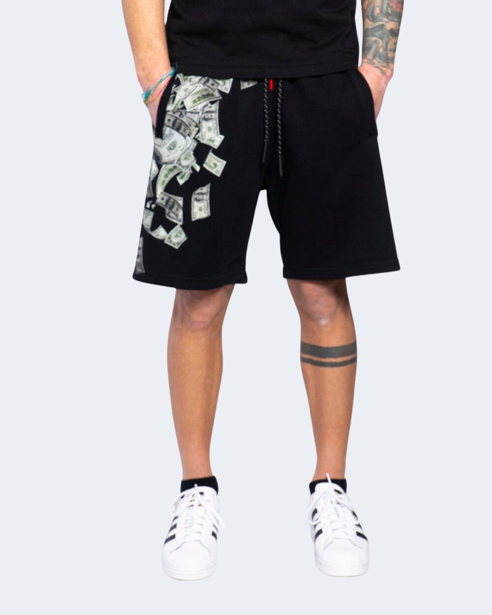 Shorts Sprayground RAINING MONEY Nero - Foto 1