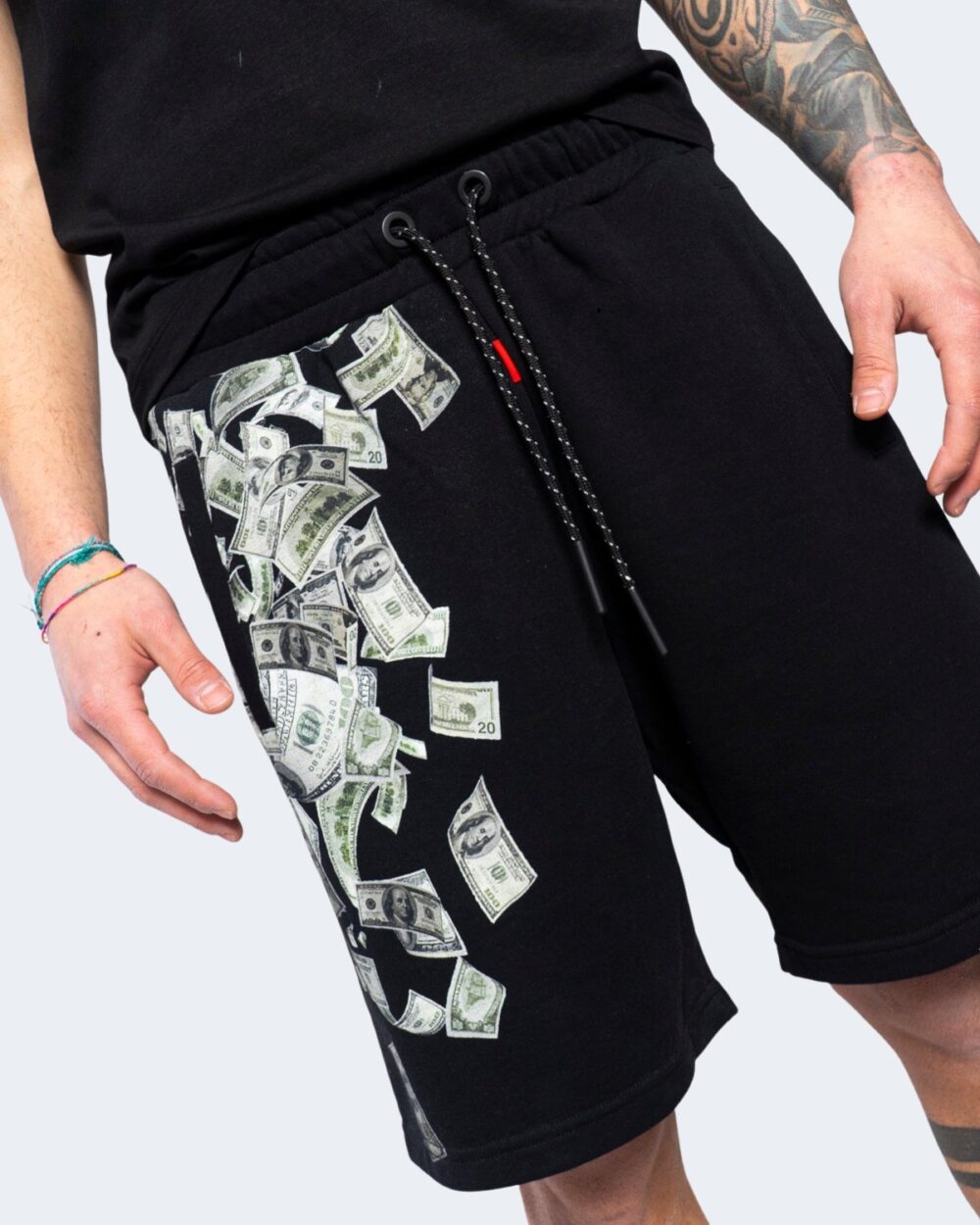 Shorts Sprayground RAINING MONEY Nero - Foto 5