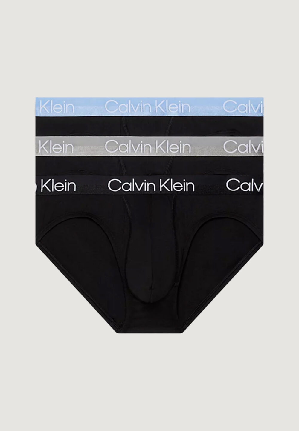 Slip Calvin Klein HIP BRIEF 3PK Nero - Foto 2