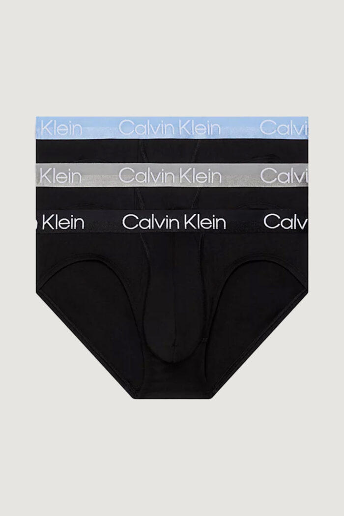 Slip Calvin Klein HIP BRIEF 3PK Nero