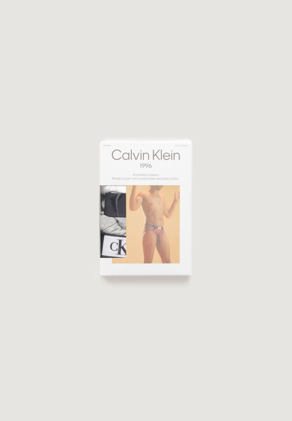 Slip Calvin Klein Underwear HIP BRIEF 3PK Bianco - Foto 4