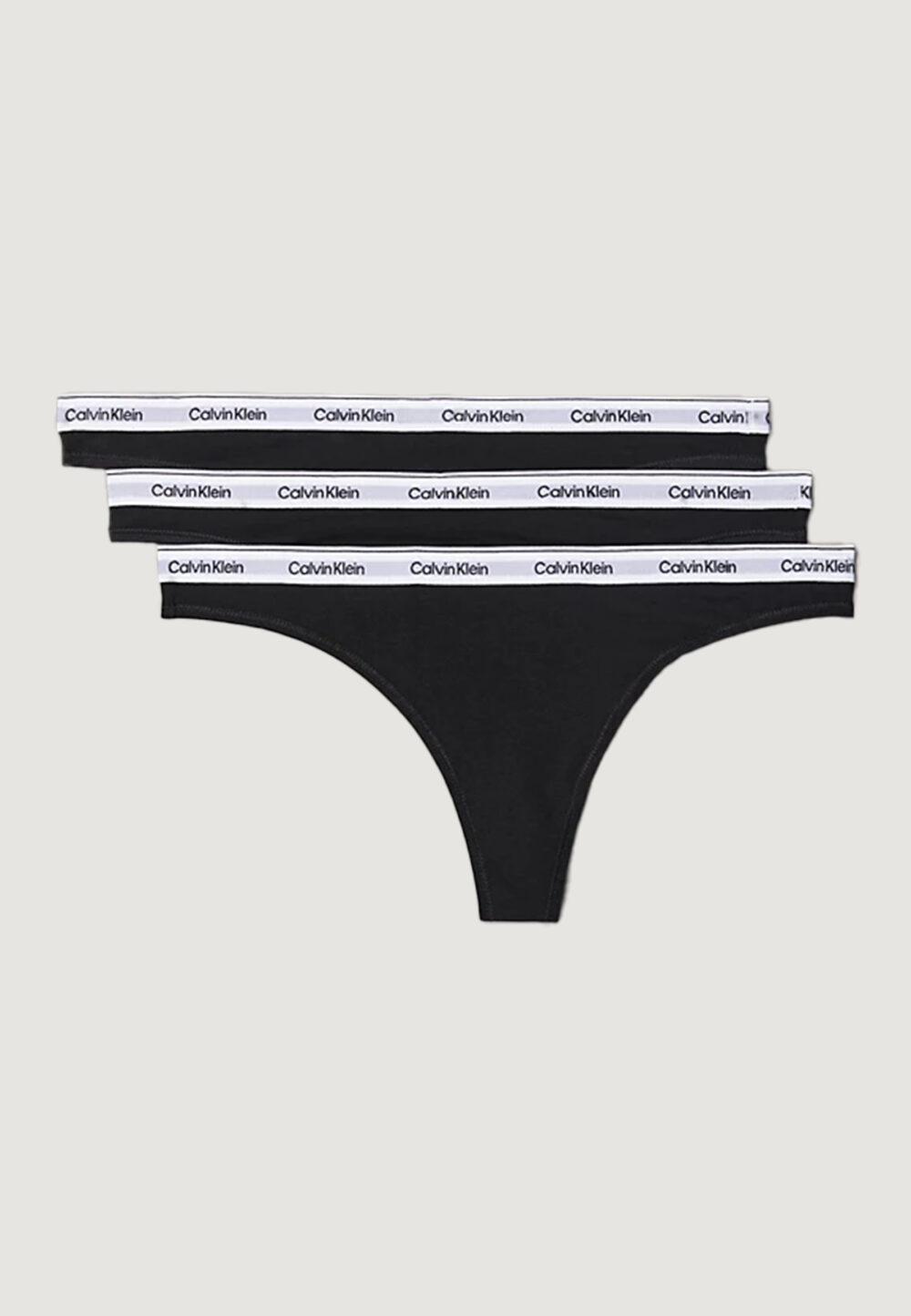 Slip e perizoma Calvin Klein Underwear 3 PACK (LOW-RISE) Nero - Foto 4