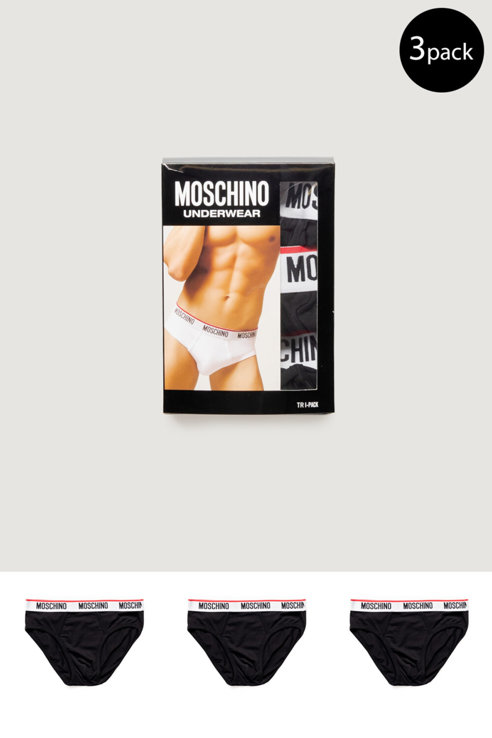 Slip Moschino Underwear  Nero - Foto 1