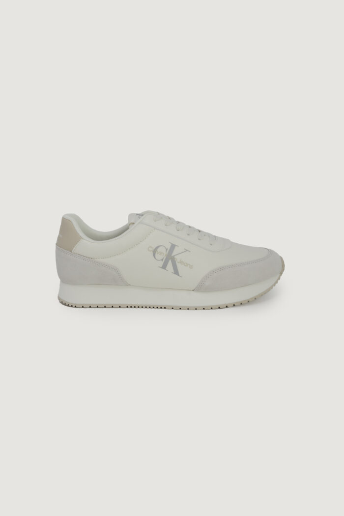 Sneakers Calvin Klein RETRO RUNNER LOW MIX Panna