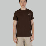 T-shirt Aquascutum ACTIVE SMALL LOGO T-SHIRT Marrone - Foto 1