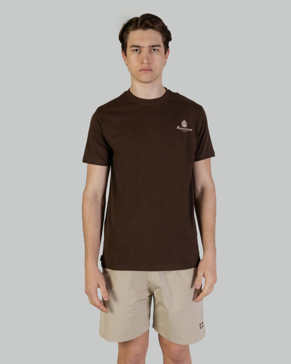T-shirt Aquascutum ACTIVE SMALL LOGO T-SHIRT Marrone - Foto 1