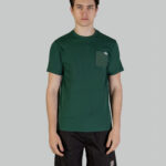 T-shirt Aquascutum ACTIVE SHELL POCKET T-SHIRT Verde Scuro - Foto 1