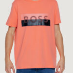 T-shirt Boss Tee 9 10259046 01 Arancione Fluo - Foto 1