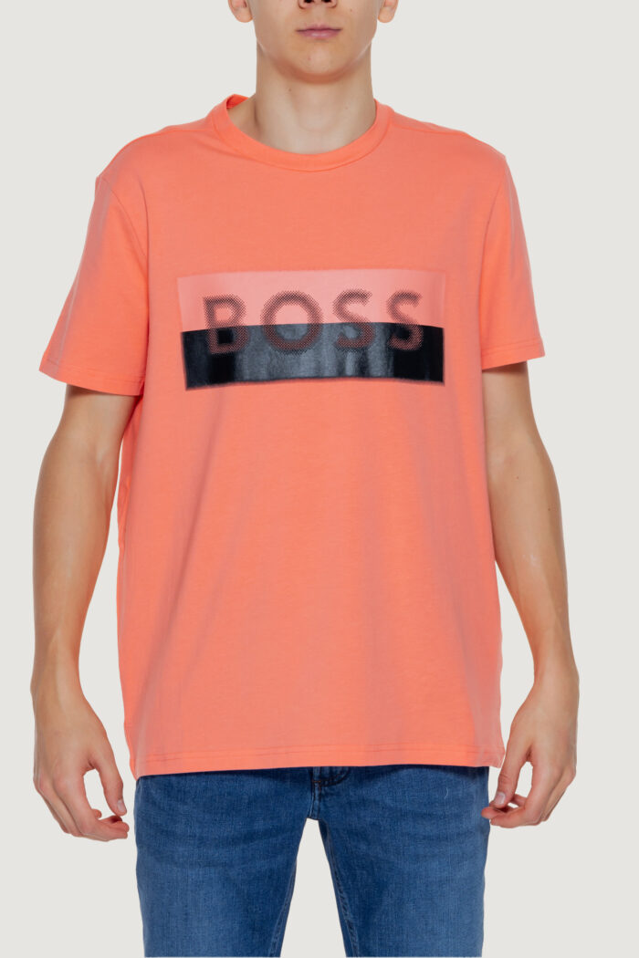 T-shirt Boss Tee 9 10259046 01 Arancione Fluo – 50512998