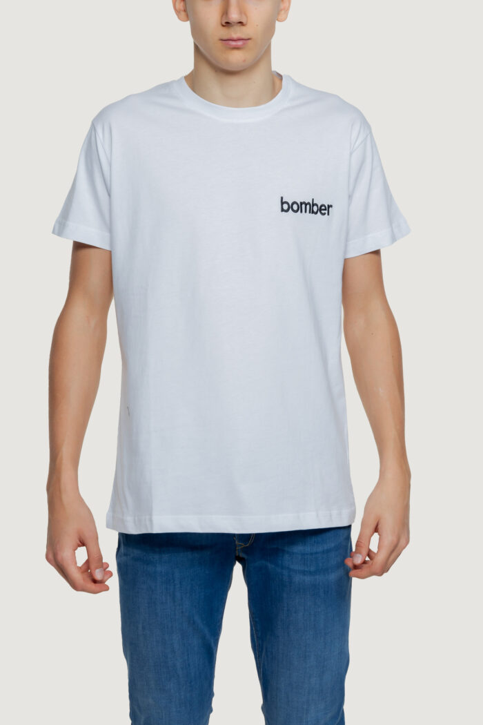T-shirt Hydra Clothing Hydra x The Bomber Logo Bianco