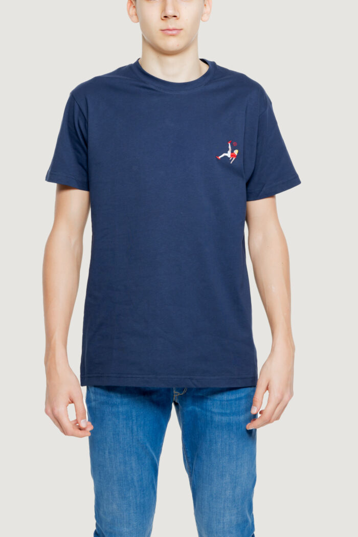 T-shirt Hydra Clothing Hydra x The Bomber Calciatore Blu
