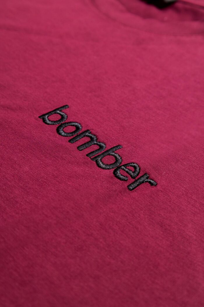 T-shirt Hydra Clothing Hydra x The Bomber Logo Bordeaux – Hydra x The Bomber Logo