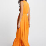 Vestito lungo Morgan De Toi  Arancione - Foto 2