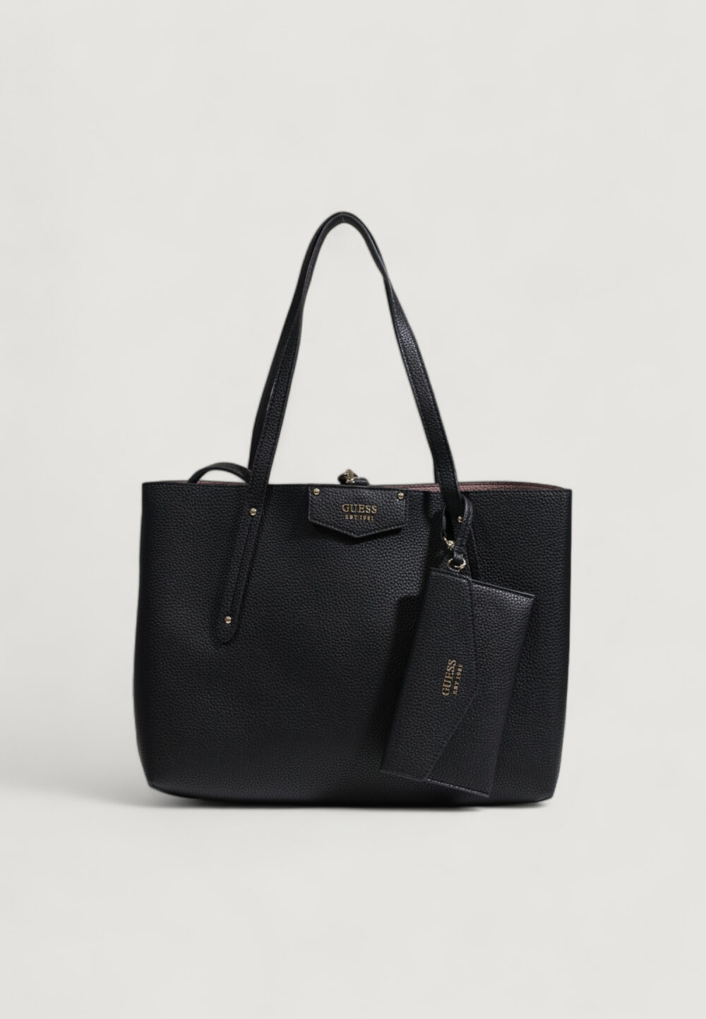 Borsa Guess ECO BRENTON TOTE Nero - Foto 1