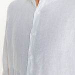 Camicia manica corta Borghese 5TERRE - LINO Bianco - Foto 2