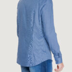 Camicia manica lunga Calvin Klein MICRO STRUCTURE Blu - Foto 5