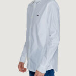 Camicia manica lunga Tommy Hilfiger Jeans TJM REG ENTRY POPLIN Bianco - Foto 5