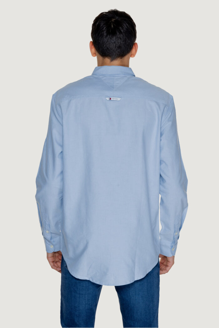 Camicia manica lunga Tommy Hilfiger ENTRY REG OXFORD Blu