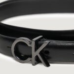 Cinta Calvin Klein CK THIN BELT 1.5CM Nero - Foto 3