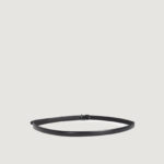 Cinta Calvin Klein CK THIN BELT 1.5CM Nero - Foto 5