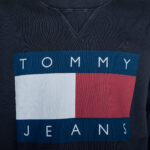 Felpa senza cappuccio Tommy Hilfiger Jeans TJM RLX BIG FLAG Nero - Foto 2