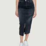 Gonna lunga Vero Moda VMVERI HR CALF DENIM SKIRT GA MIX NOOS Nero - Foto 1