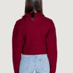 Maglione Tommy Hilfiger Jeans TJW VNCK CENTER FLAG Bordeaux - Foto 2