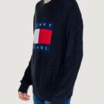 Maglione Tommy Hilfiger Jeans TJM REG DNA FLAG Nero - Foto 4